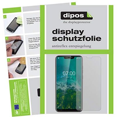 dipos 2x Pellicola Protettiva opaca per Kruger Matz Smartfon LIVE 7S Antiriflesso, riduce i riflessi, si adatta perfettamente, ultra sottile, antigraffio, senza bolle, anti impronte, autoadesiva dipos 2x Pellicola Protettiva opaca per Kruger Matz Smartfon LIVE 7S Antiriflesso, riduce i riflessi, si adatta perfettamente, ultra sottile, antigraffio, senza bolle, anti impronte, autoadesiva
