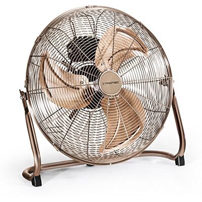 TROTEC Ventilatore da pavimento TVM 17-100 Watt, angolo di inclinazione 110°, 3 livelli, Ø 45 cm, supporto antiribaltamento, silenzioso, rame TROTEC Ventilatore da pavimento TVM 17-100 Watt, angolo di inclinazione 110°, 3 livelli, Ø 45 cm, supporto antiribaltamento, silenzioso, rame