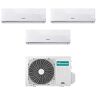 Hisense Condizionatore Climatizzatore Trial Split Inverter  New Comfort 9000+9000+9000 9+9+9 Btu A++ 3AMW58U4SZD1