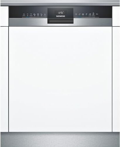 Siemens iQ300 lavastoviglie parzialmente integrata/E / 92 kWh / 12 MGD/Smart Home compatibile via Home Connect/programma hygiene Plus/vario cestino System, acciaio inox