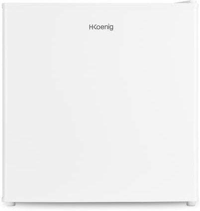 h.koenig Mini Freezer, Congelatore elettrico A+, 34L, 51cm altezza, Silenzioso 40db, Scongelo manuale + Accessori, Bianco