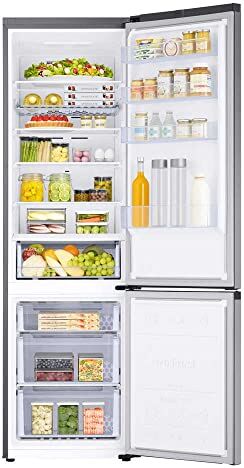 Samsung fridge-freezer Freestanding D Stainless steel