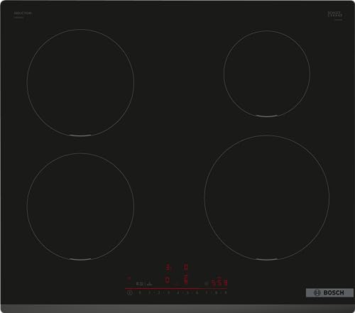 Bosch Piano cottura a induzione, serie 6-4 fuochi, 60 cm, colore: Nero