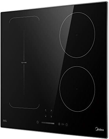 Midea Piano cottura elettrico con sensore touch Control/padella/Bratzone/vetroceramica, 7000 W, colore: Nero