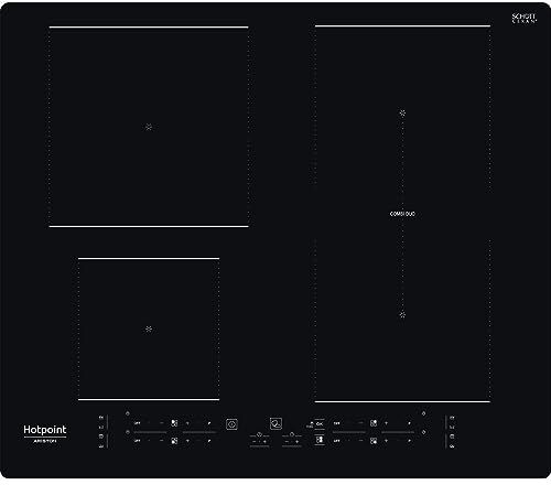 Hotpoint piano cottura Nero Incasso 59 cm A induzione