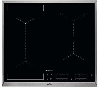 AEG ike64441 X B Incasso con – Piastra (integrato, con placca di induzione, Vetro e ceramica, Nero, 1400 W, rettangolare)