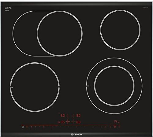 Bosch Serie 8  piano cottura Nero, Acciaio inossidabile Incasso Ceramica