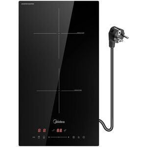 Midea Piano cottura a induzione con 2 zone di cottura, piano cottura in ceramica, cablaggio, controllo tocco, spegnimento automatico, sicurezza bambini Midea Piano cottura a induzione con 2 zone di cottura, piano cottura in ceramica, cablaggio, controllo tocco, spegnimento automatico, sicurezza bambini