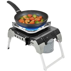 Amig Camping Gas Möunt Fornello a Gas Portatile per Esterni con Supporto in Acciaio Inox e Regolatore di Fiamma Potenza 2,4 kW Per Escursioni e Campeggio Certificato CE Amig Camping Gas Möunt Fornello a Gas Portatile per Esterni con Supporto in Acciaio Inox e Regolatore di Fiamma Potenza 2,4 kW Per Escursioni e Campeggio Certificato CE