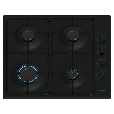 Bosch PBP6B6K80 Piano a gas nero 4 fuochi - 60cm Bosch PBP6B6K80 Piano a gas nero 4 fuochi - 60cm