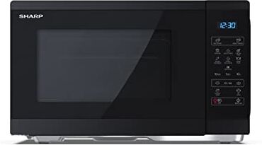 Sharp Forno a microonde, 900 W, 11 livelli di potenza, funzione scongelamento, dimensioni 47,2 x 28 x 34,5 cm, colore: Nero