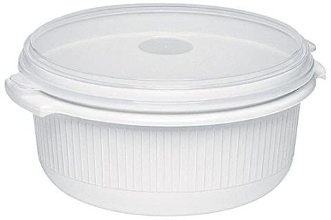 Emsa Micro Family Pentola per Microonde, Bianco, 1,5 L