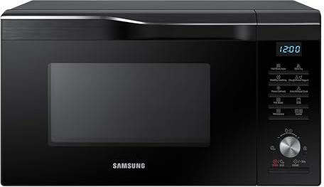 Samsung Forno a Microonde Combinato HotBlast , Cottura Ventilata, Vapore, Microonde + Grill 900 W + 1500 W, 28 Litri, 52L x 31H x 46P cm, Colore: Nero