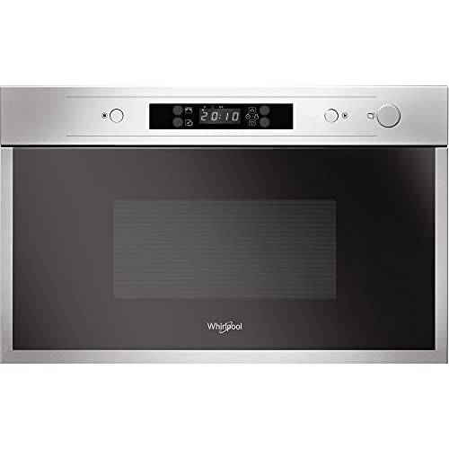 Whirlpool AMW 440/IX INTEGRADO Solo MICROONDAS 22 L 750 W Negro, Plata, Acciaio Inox