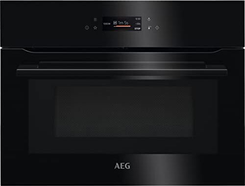 AEG Microonde Integrabile da 1000 W e Grill 1200 W di potenza, programma di sbrinamento, 3 funzioni programmate, display Excite (TFT touch) nero, 42 litri