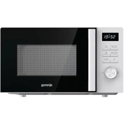 Gorenje MO20A3WH Forno a microonde, 20 l, 800 W, AquaClean, menu auto, controllo touch, display LED, funzione scongelamento, 5 livelli di potenza/sicurezza per bambini, bianco Gorenje MO20A3WH Forno a microonde, 20 l, 800 W, AquaClean, menu auto, controllo touch, display LED, funzione scongelamento, 5 livelli di potenza/sicurezza per bambini, bianco