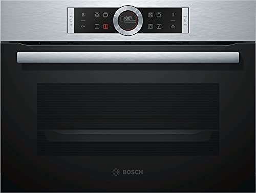 Bosch Serie 8  oven Electric 47 L Black Stainless steel A+