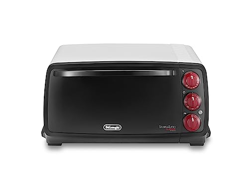 DeLonghi EO14552.W Sfornatutto Mini, Forno elettrico, Capacità 14L, 3 Funzioni di Cottura, Timer con Spegnimento automatico, Friggitrice ad Aria, Luce Forno Pronto, Potenza 1400w, Bianco