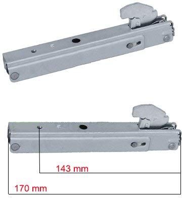 Nardi COPPIA *** 2 ** CERNIERE SPORTELO FORNO ELETRICO INCASSO 2 VETRI LEGGERA 17 X 23,5 CM SPORTELLO B07BQ6GWDL KCF 3694