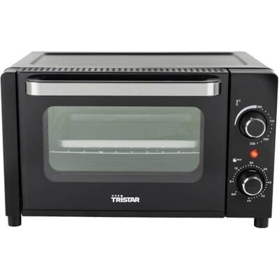 Tristar Mini forno , 1300 watt, 10 litri, per grigliare, cuocere e tostare, Versatile e Compatto, Nero Tristar Mini forno , 1300 watt, 10 litri, per grigliare, cuocere e tostare, Versatile e Compatto, Nero