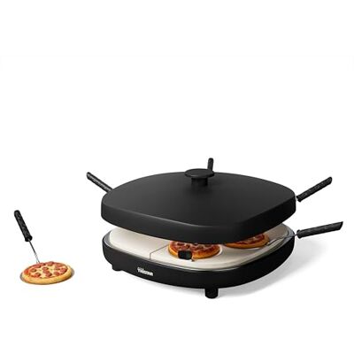 Tristar - PZ-9176 - 6 pizze - Black - Macchina per pizza Tristar - PZ-9176 - 6 pizze - Black - Macchina per pizza