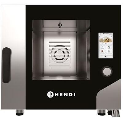 HENDI Forno combinato a vapore con touchscreen, sistema di lavaggio automatico, 5xGN 1/1, 5 velocità di ventola, 30–270°C, 400V, 7,8kW, 730x784x(H)700mm, inox HENDI Forno combinato a vapore con touchscreen, sistema di lavaggio automatico, 5xGN 1/1, 5 velocità di ventola, 30–270°C, 400V, 7,8kW, 730x784x(H)700mm, inox