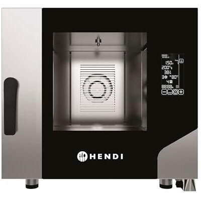 HENDI Forno a convezione a vapore con display touch, 5x GN 1/1, combinato (convezione + vapore), 3 velocità di ventilazione, 30–270°C, 400V, 7800W, 730x849x(H)700mm, inox HENDI Forno a convezione a vapore con display touch, 5x GN 1/1, combinato (convezione + vapore), 3 velocità di ventilazione, 30–270°C, 400V, 7800W, 730x849x(H)700mm, inox