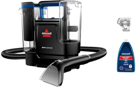 Bissell SpotClean C5, Pulitore portatile per la pulizia profonda, Vapore, spazzolatura, aspirapolvere disponibile ovunque, Con cavo, Per tappeti, tappezzeria, interni auto e altro,