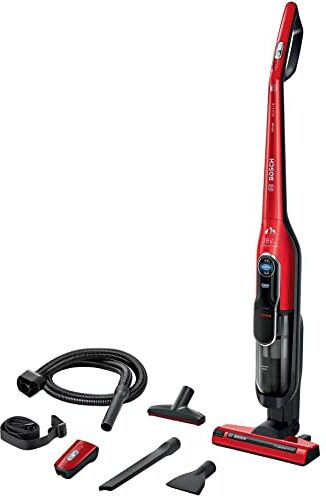 Bosch Athlet ProAnimal  Aspirapolvere, 0,9 l, 3 livelli, 25,2 V, colore: Rosso