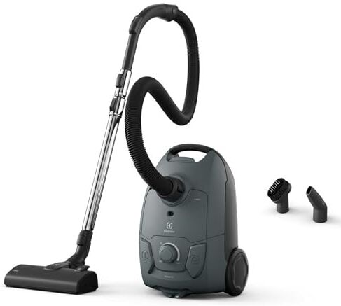 Electrolux Aspirapolvere con Sacco, 500 Bagged Cleaner, Elevata filtrazione, Aspirapolvere Potente 650W, 3L Capacità Sacchetto, Aspirapolvere a traino, 78 dB, Verde Oceano