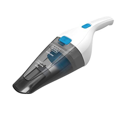 Black & Decker Aspirabriciole Senza Fili Potente a Batteria Litio con Doppio Sistema di Filtraggio, Design Compatto, Contenitore Rimovibile, Capacità 325 ml 3.6 V 5.4 Wh