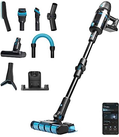 Cecotec Aspirapolvere Scopa Elettrica Senza Fili Portatile Digital Conga Rockstar 2000 Ultimate Ergowet Connected, Motore Digitale, 4in1, 680W, Potenza 230Aw, Autonomia 90 Min, Spazzola Jaliscazo, App