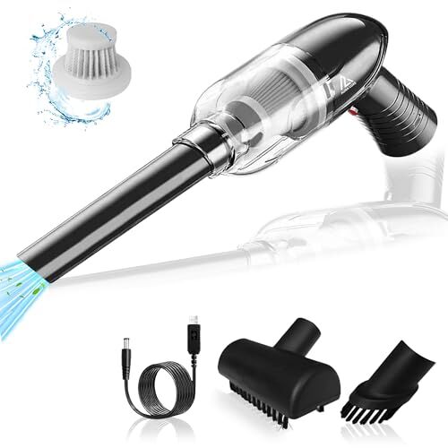 Generico AURA LUXE Nuovo Mini Aspirapolvere Auto Senza Fili a Batteria, Mini Aspirapolvere Portatile Aspiratore Potenza 8000pa, Vacuum Cleaner Aspirabriciole