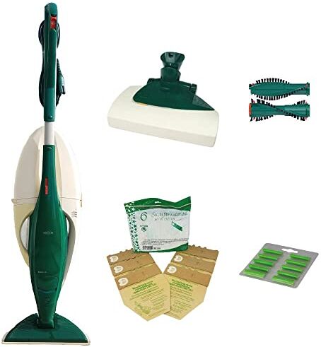 Vorwerk Aspirapolvere Vk130-1 Rigenerato Spazzola Classica Scegli la Composizione (Vk130-1+Battitappeto)