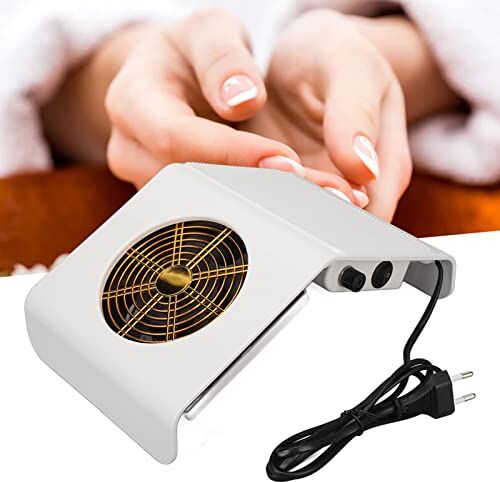 Generic Aspiratore per Polvere per Unghie, Aspiratore per Polvere per Unghie, Aspiratore per Polvere per Unghie Elettrico 45W Aspirapolvere per Dissipazione del Calore con Sacchetti