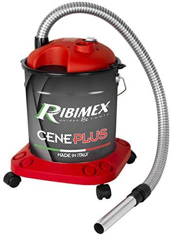 Ribimex Bidone Aspiracenere 'Ceneplus', 950 W