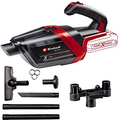 Einhell Te-HV 18/06 Li-Solo 2347190, Aspirapolvere a Batteria, Rosso