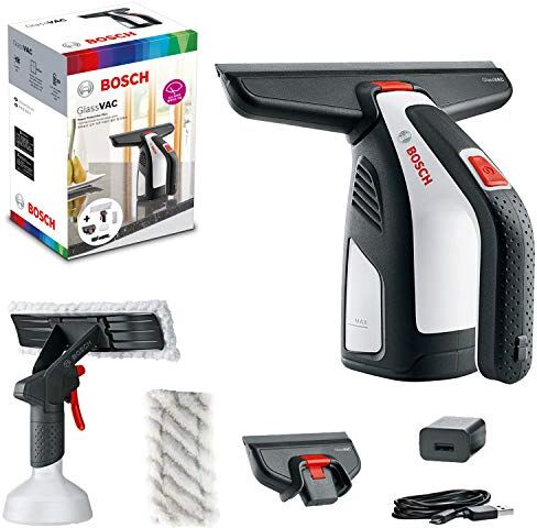 Bosch Lavavetri Aspiragocce Elettrico a Batteria, Caricabatteria USB, Cinghia da Polso, 2 Accessori, 3.6 V 1 Pezzo