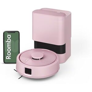 Irobot Roomba® Mini Robot Aspirapolver e lavapavimenti + AutoEmpty™ dock, LiDAR, dimensioni mini, rosa Irobot Roomba® Mini Robot Aspirapolver e lavapavimenti + AutoEmpty™ dock, LiDAR, dimensioni mini, rosa