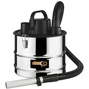 Bricoferr Aspirapolvere 15 L di ceneri 1200 W in acciaio inox Bricoferr Aspirapolvere 15 L di ceneri 1200 W in acciaio inox