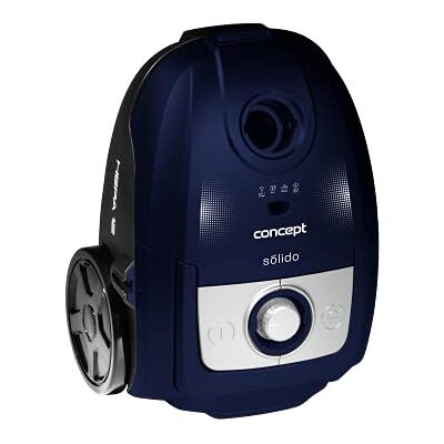 Concept Elettrodomestici Aspirapolvere a Traino con Sacco, 700 W, 3 Litri, 66 Decibel, Plastic, Blu Concept Elettrodomestici Aspirapolvere a Traino con Sacco, 700 W, 3 Litri, 66 Decibel, Plastic, Blu