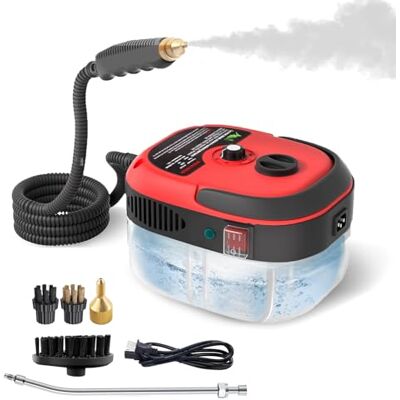 Hombasing Pulitore a Vapore Portatile 2500W, 6 Velocità, 1000ML Hombasing Pulitore a Vapore Portatile 2500W, 6 Velocità, 1000ML