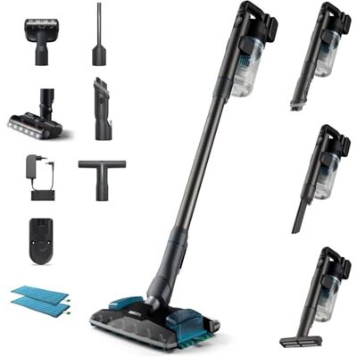 Philips XC8055/01 - Colore Aqua - Aspirapolvere a bacchetta Philips XC8055/01 - Colore Aqua - Aspirapolvere a bacchetta