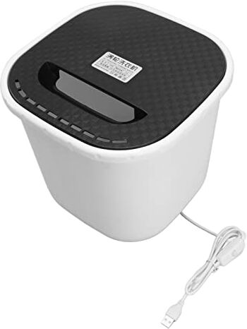 Udavivi Mini Lavatrice Portatile  da 6 Litri Alimentazione USB, Rotazione Avanti E Indietro, Spegnimento Automatico, Ideale Per La Biancheria Intima