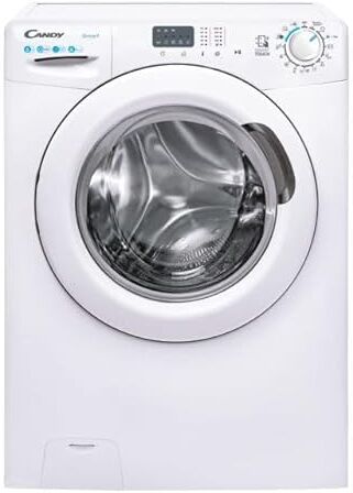 Candy Washing Machine  Energy efficiency class D. Front loading. Washing capacity 6 kg. 1000 RPM. Depth 45 cm. Width 60 cm. LCD. NFC. White