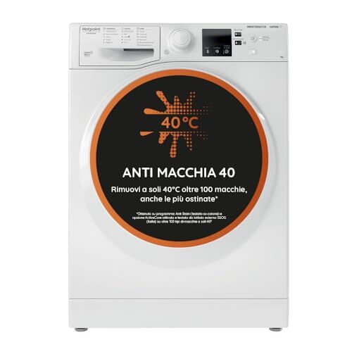 Hotpoint LAVATRICE SLIM A CARICA FRONTALE, 7,0 KG, CLASSE D, 1200 GIRI/MIN