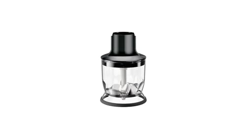 Braun Mini Chopper Accessorio con Sistema Easy Click Plus, Parti e Accessori per Frullatore a Immersione MultiQuick 5, 7 e 9, Senza BPA, Capacità 350 ml, MQS 200, Nero