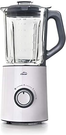 LACOR Frullatore elettrico White 700 W, senza BPA, 1,50 l, acciaio inox