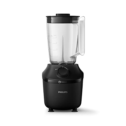 Philips Frullatore per Frullati e Smoothie 450W, Caraffa da 1.9L, App HomeID, 1 Velocità + Pulse, Lama ProBlend, Tritaghiaccio e Bicchiere per Frullati d'Asporto ()