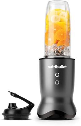 NutriBullet Ultra 1000 Frullatore elettrico, tritatutto, frullatore multifunzione, 1000 watt di potenza, bicchiere da 900 ml in Tritan Renew, silenzioso e interfaccia intuitiva, touch e illuminata